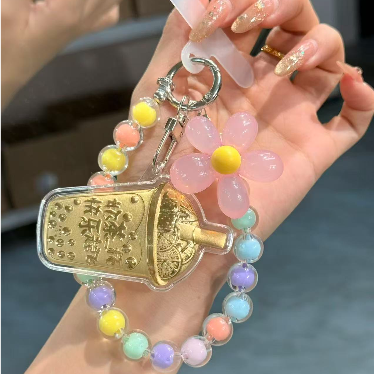 【仅限直播间下单】(拍一拆三+精美摆台)kt猫手机鑫可爱挂件H