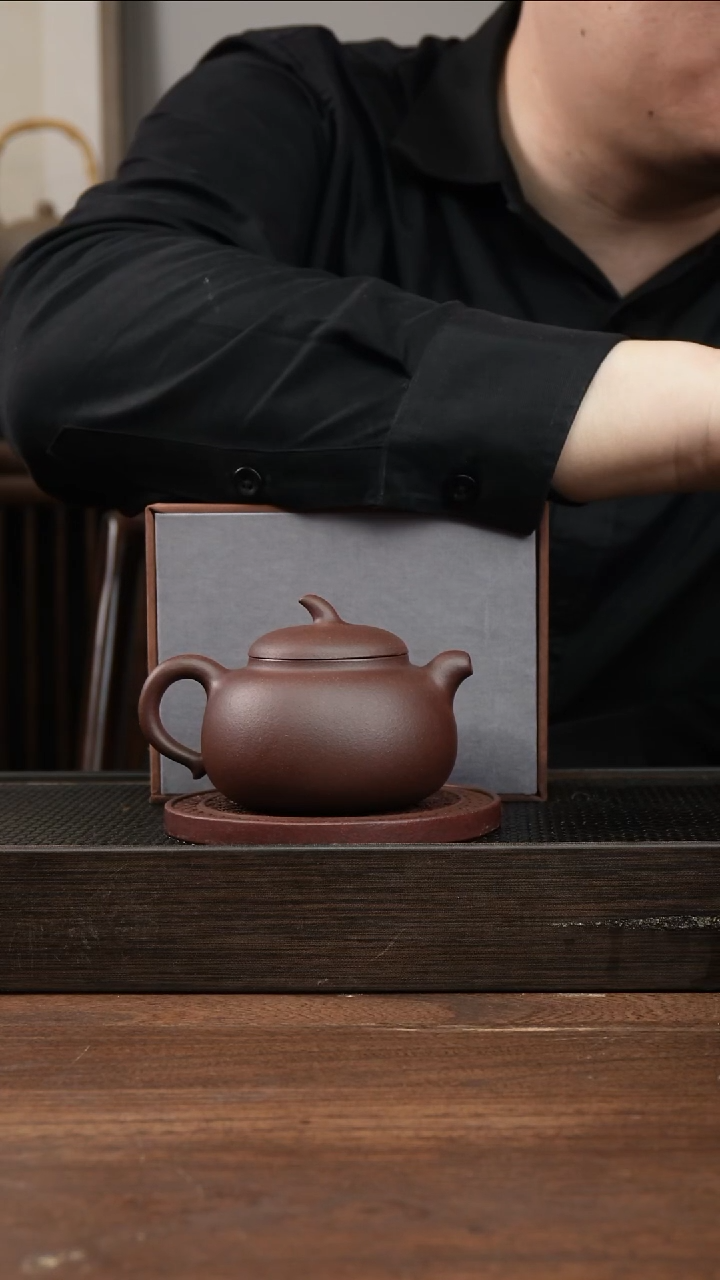 茶杯紫砂甜***干紫泥矮茄瓜     180CC  