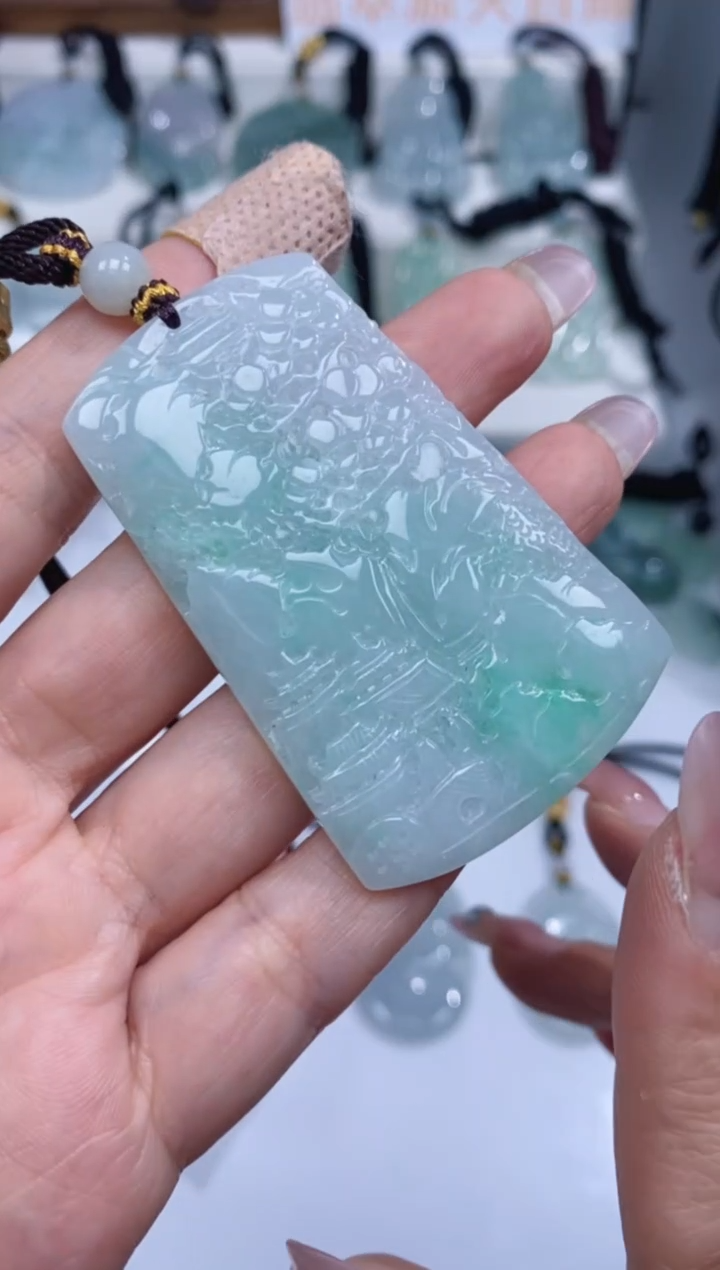 颈饰未镶嵌翡翠吊坠
