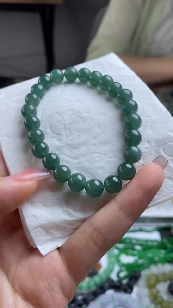 未镶嵌手链翡翠翡翠