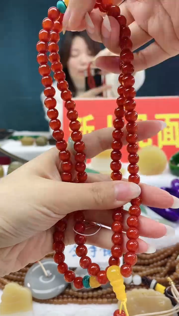 【闪购商品】玛瑙/玉髓颈饰合金8