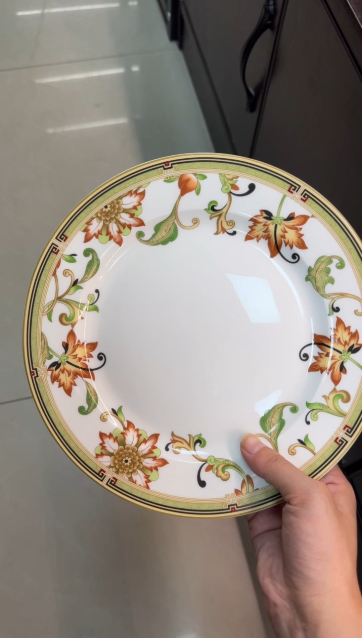 【闪购商品】瓷片9英寸平盘6个福利瑕