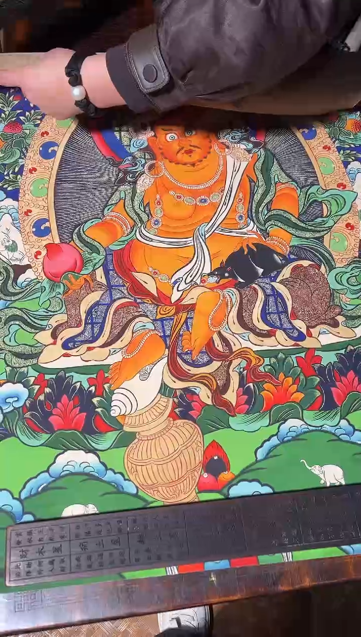 卷轴画卷轴画帅帅唐卡tk