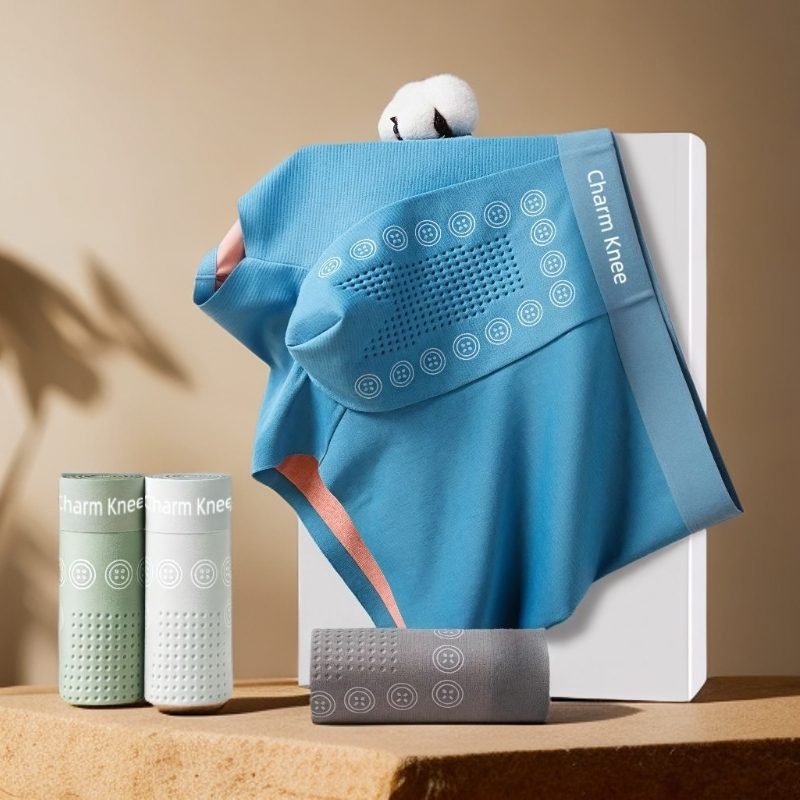 莫代尔无痕内裤透气男士平角裤七夕情人节礼盒装舒适薄款底裤大码