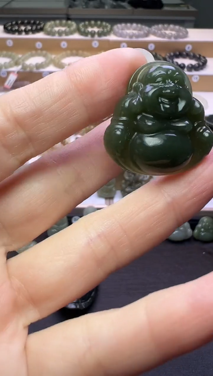 颈饰未镶嵌和田玉82号链接有草花约卡30*30*10