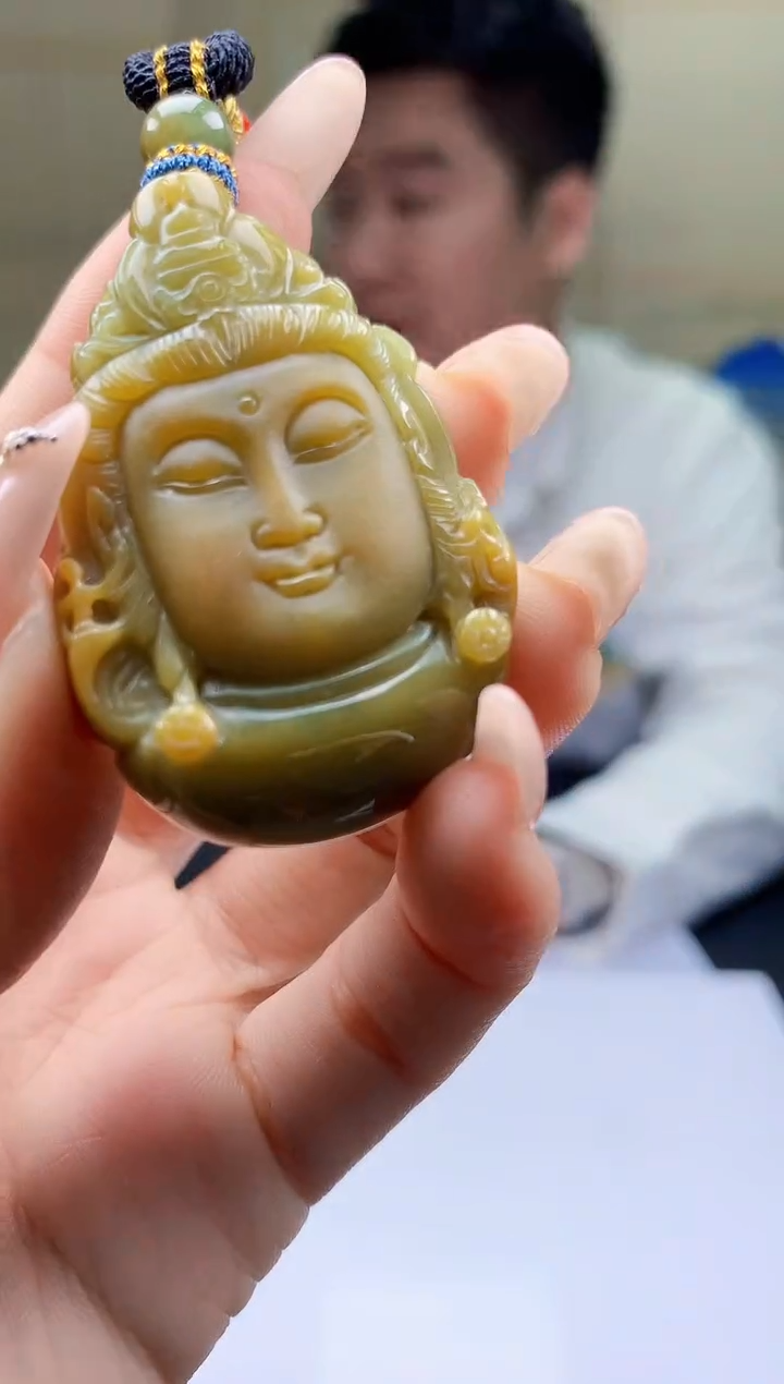 【闪购商品】定制翡翠未镶嵌5028ty-毛货挂件145