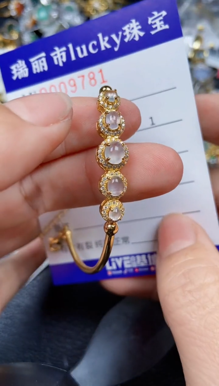 【闪购商品】翡翠颈饰银S925镶嵌9781