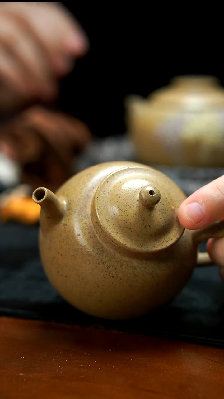 茶壶紫砂还原烧本绿壶