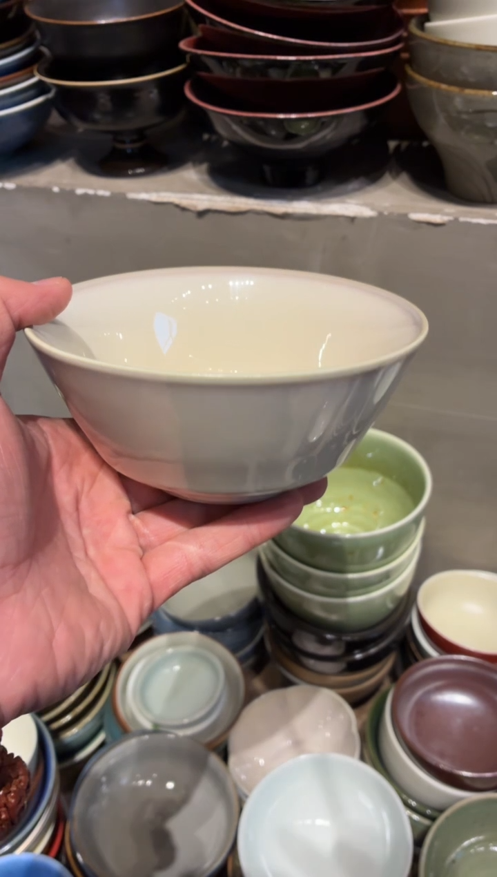 瓷片全量 5.5寸霞光色马蹄碗