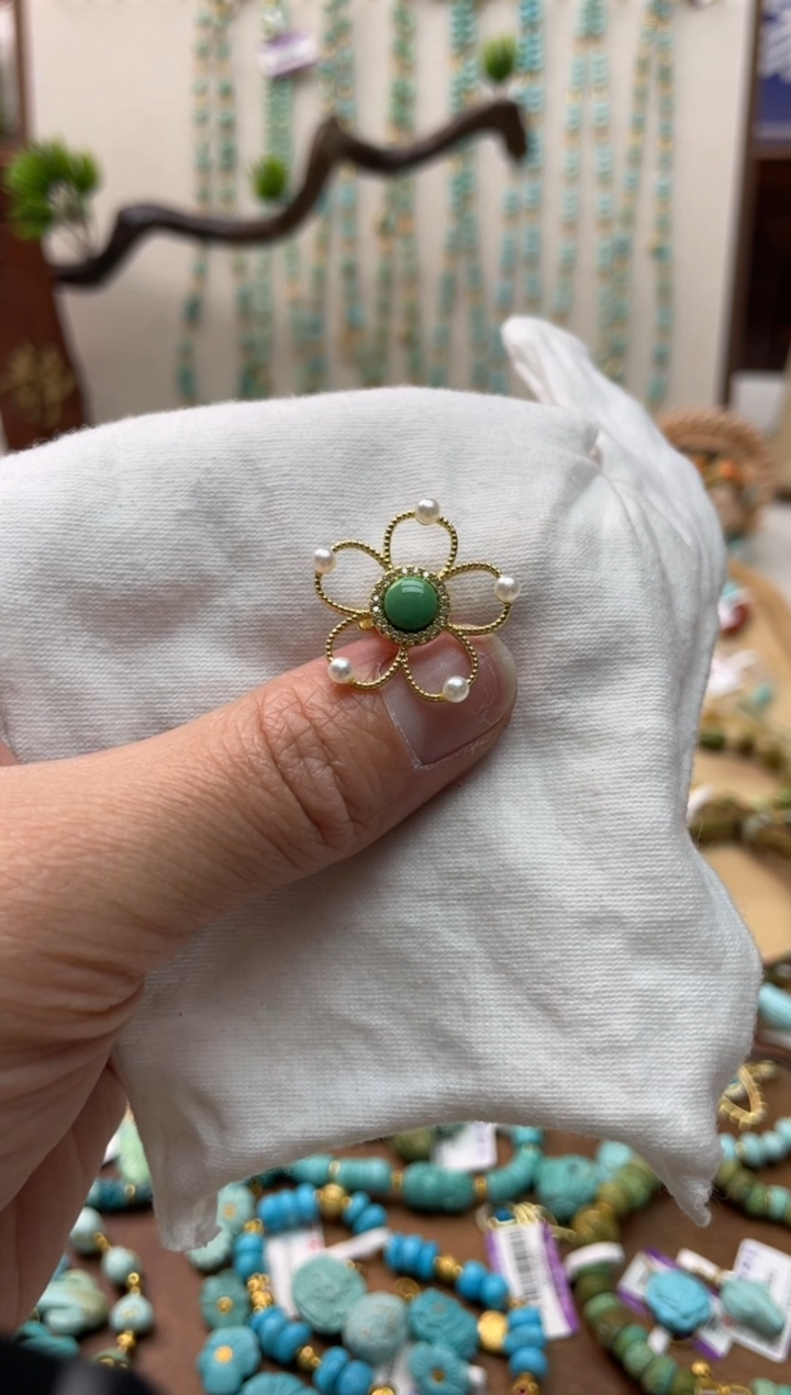 【闪购商品】绿松石珠宝奇石合金42