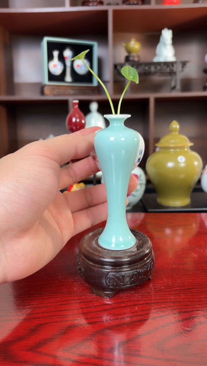 摆件瓷1.2晚微瑕陶瓷摆件迷你