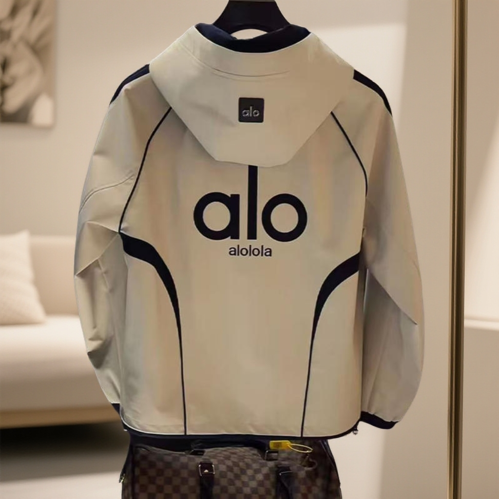 早秋轻奢潮流男女同款时尚设计感小众宽松百搭简约舒适连帽夹克4