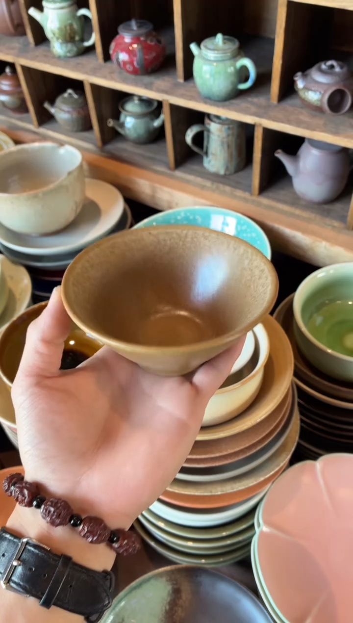 瓷片4.5寸，玫瑰金斗笠小碗（全量