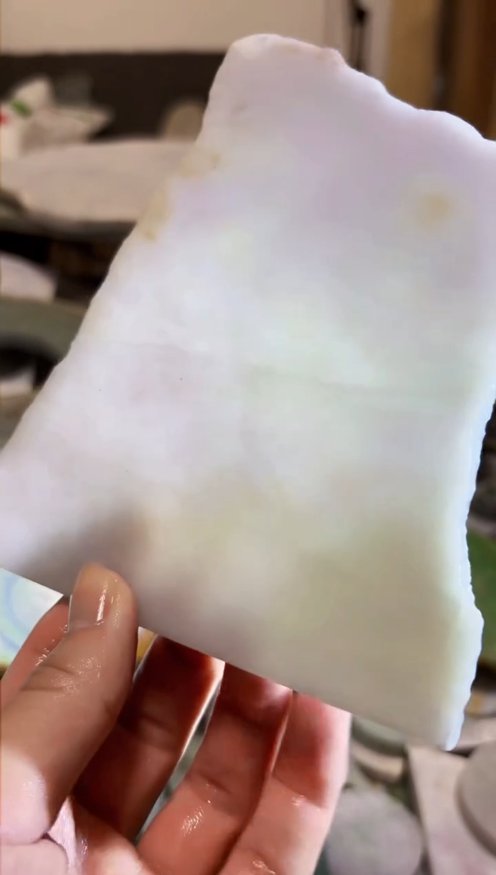 【闪购商品】翡翠颈饰未镶嵌A货白文1797