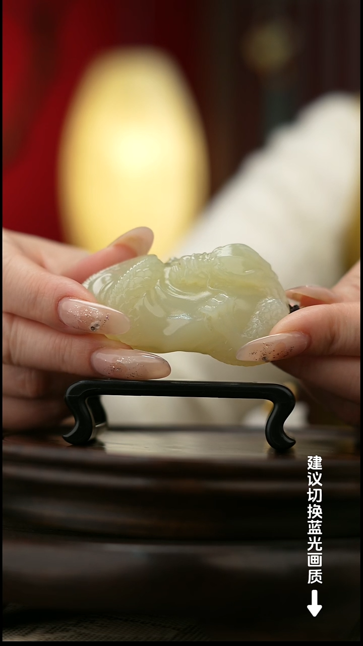 玉【祥龙纳瑞】天然玉石手把件