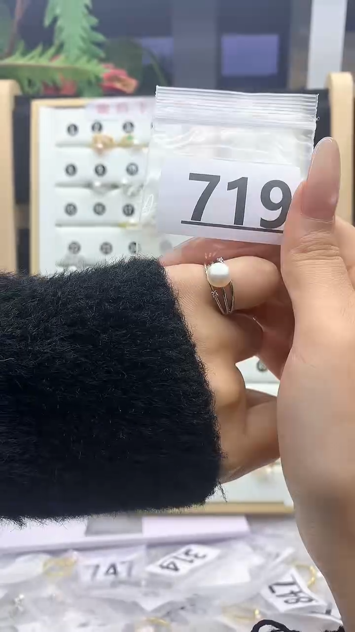 合金珠宝奇石淡水珍珠719