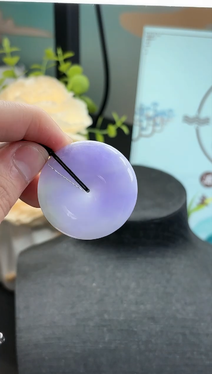 【闪购商品】翡翠颈饰未镶嵌平安扣