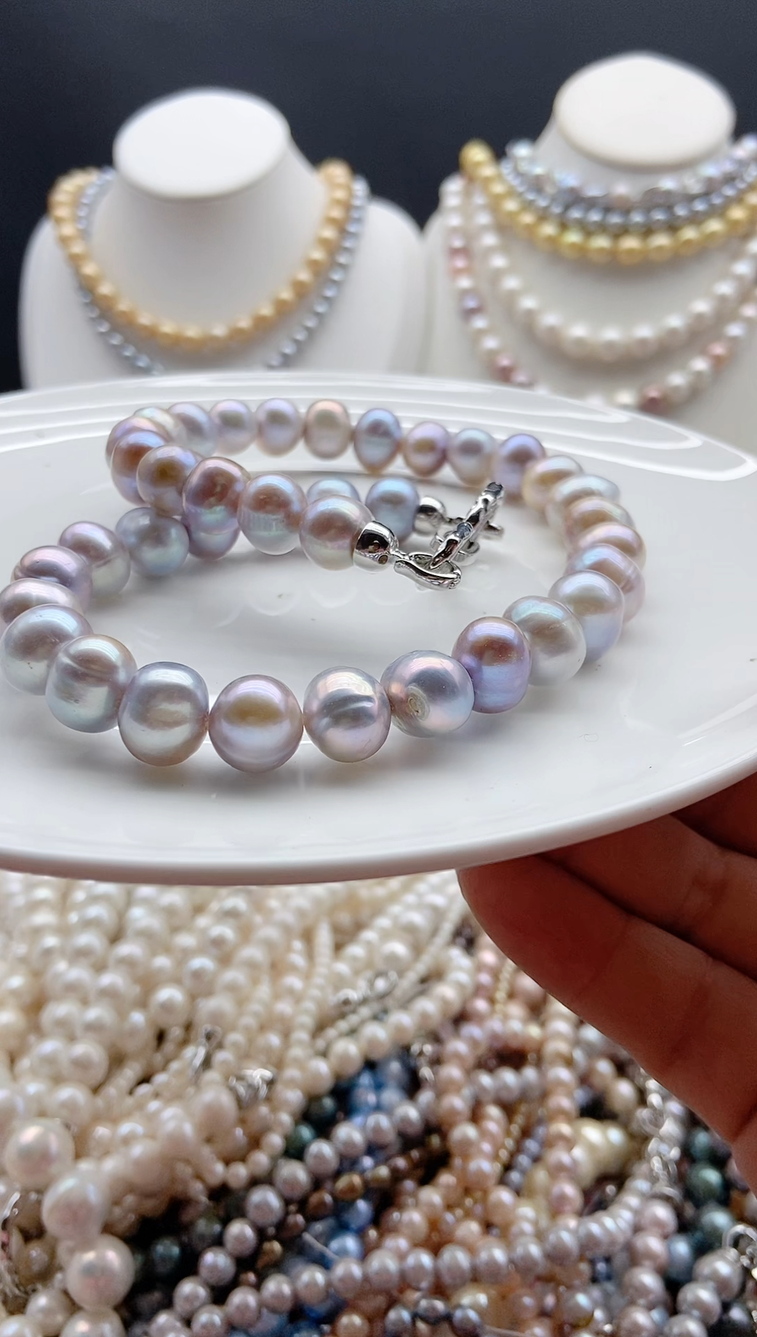 【闪购商品】淡水珍珠颈饰未镶嵌1