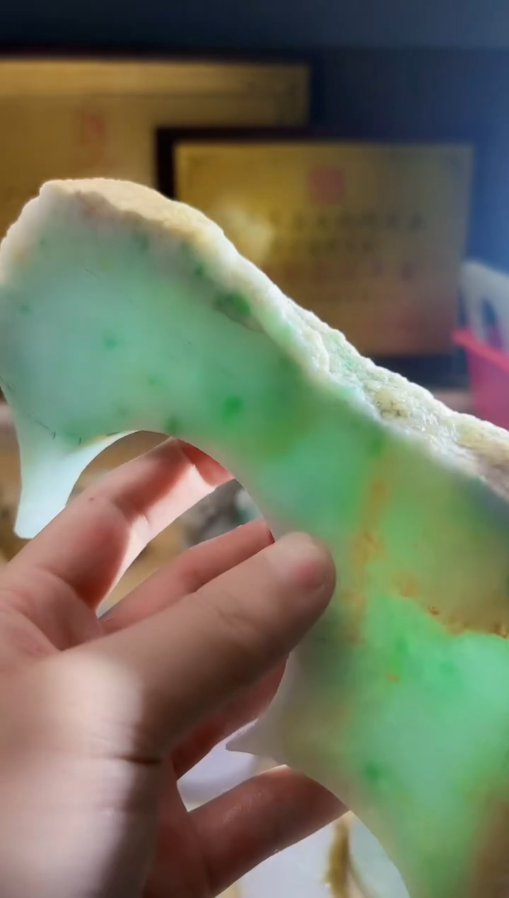 翡翠挂件未镶嵌A货张麦7260