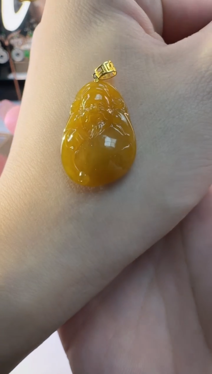 【闪购商品】翡翠未镶嵌颈饰缅甸翡翠A货吊坠