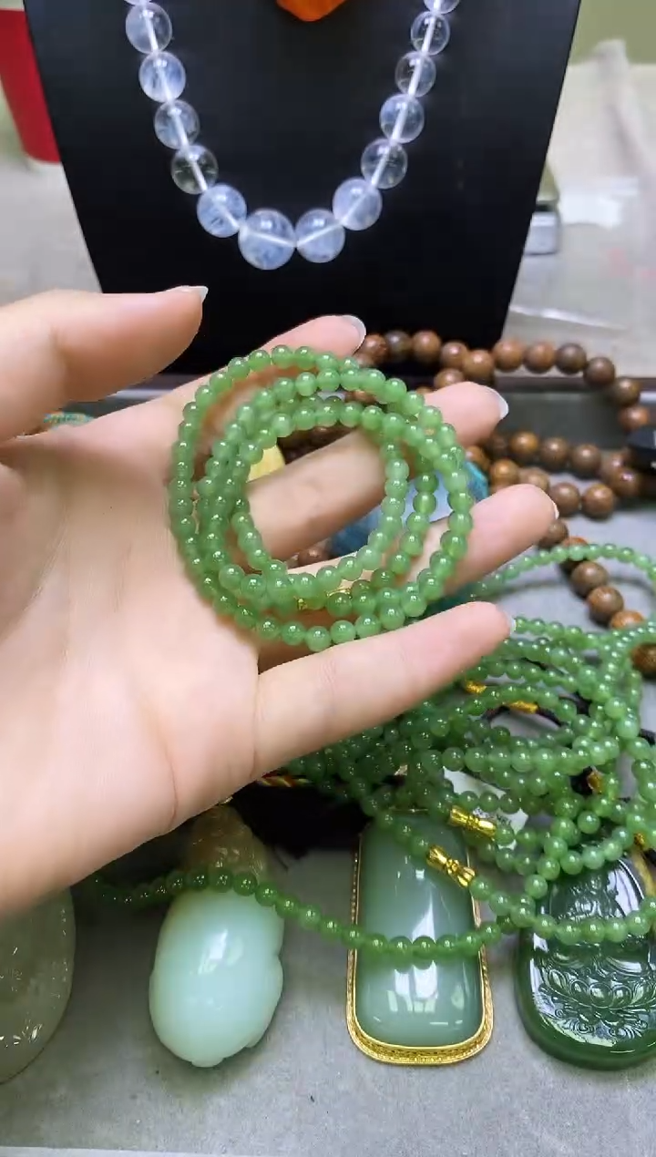 和田玉未镶嵌颈饰多样性发一件119