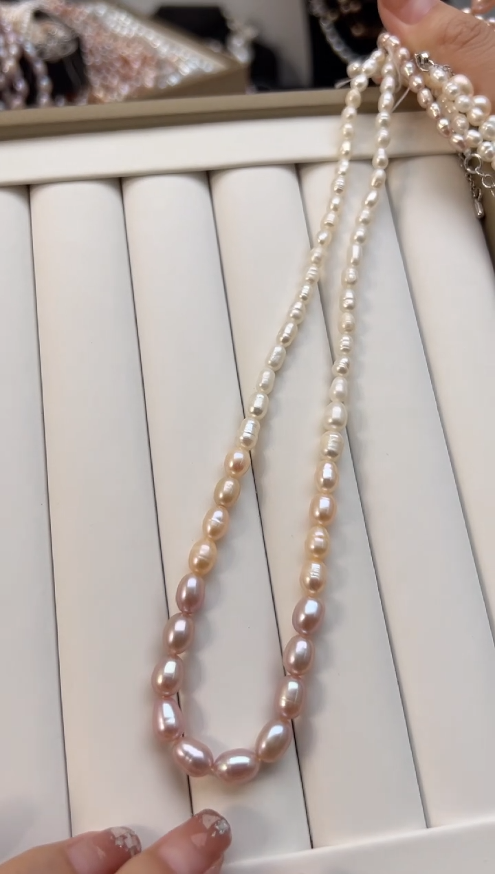 未镶嵌淡水珍珠福利强光*珍珠微笑链