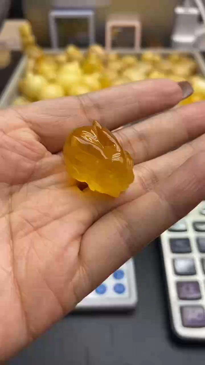 琥珀未镶嵌珠宝奇石2508