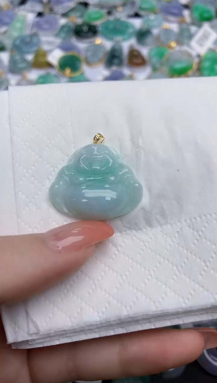 【闪购商品】翡翠颈饰未镶嵌天然缅甸翡翠A货