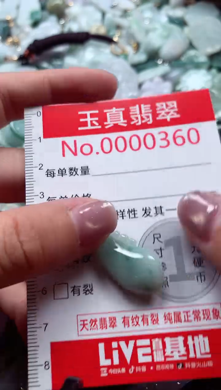 吊坠(不含链)未镶嵌翡翠0360