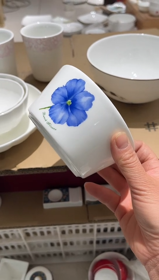 瓷东洋5碗4个隆达骨瓷