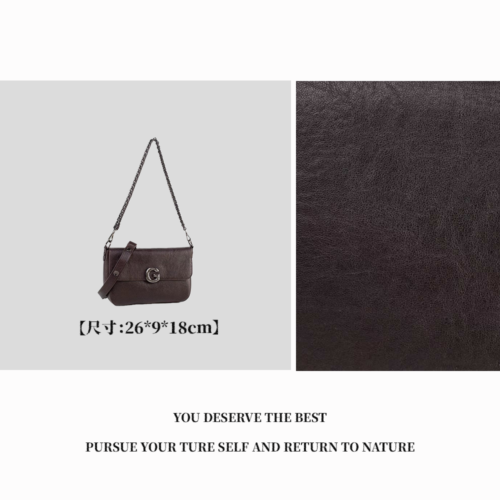 【广州特特】QYX-9658-热巧克力气质女士小众腋下时尚肩包轻奢