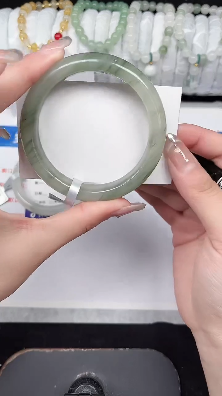 未镶嵌手镯石英质玉219-59/60