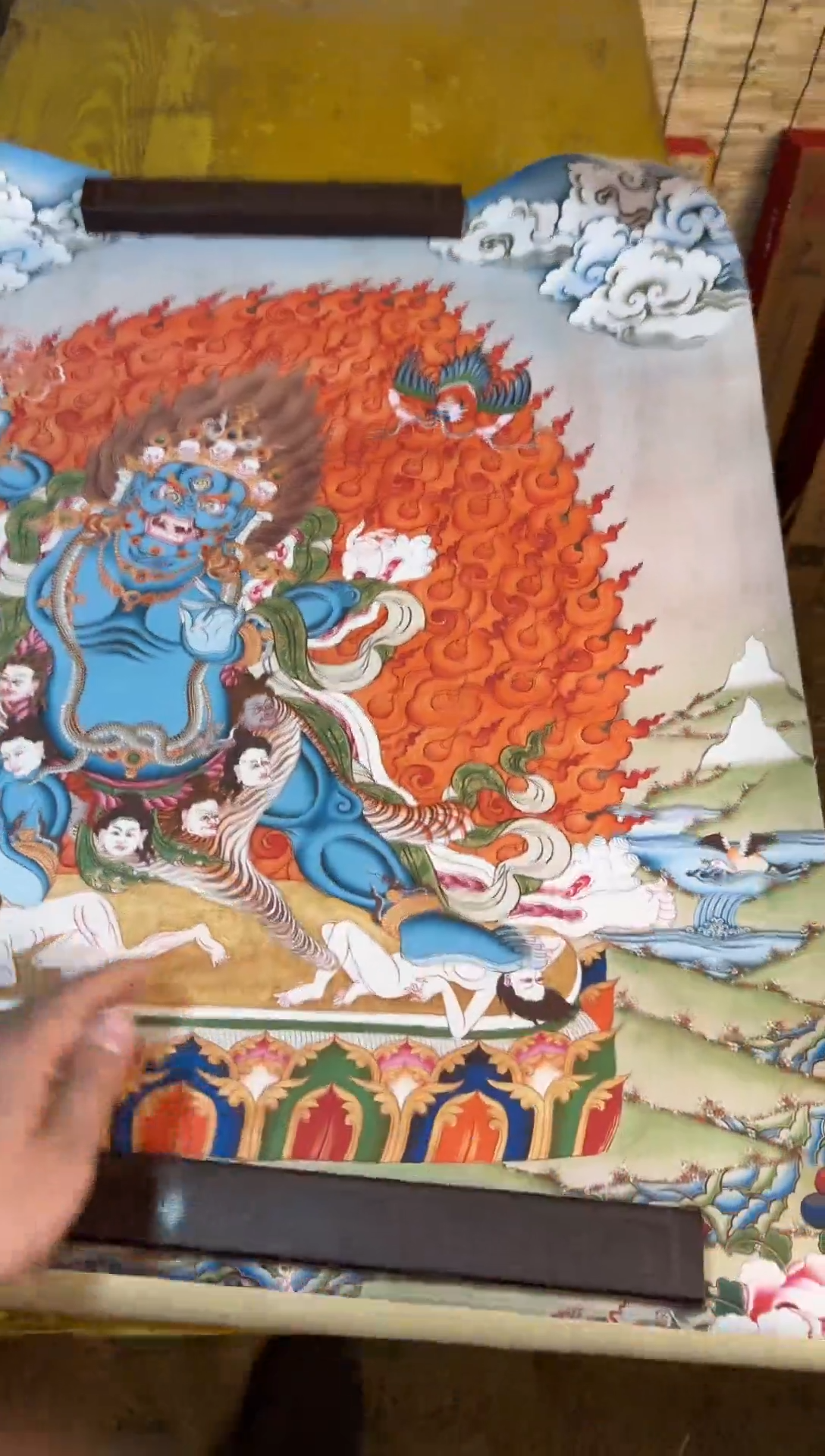 卷轴画精品唐卡===藏藏--666