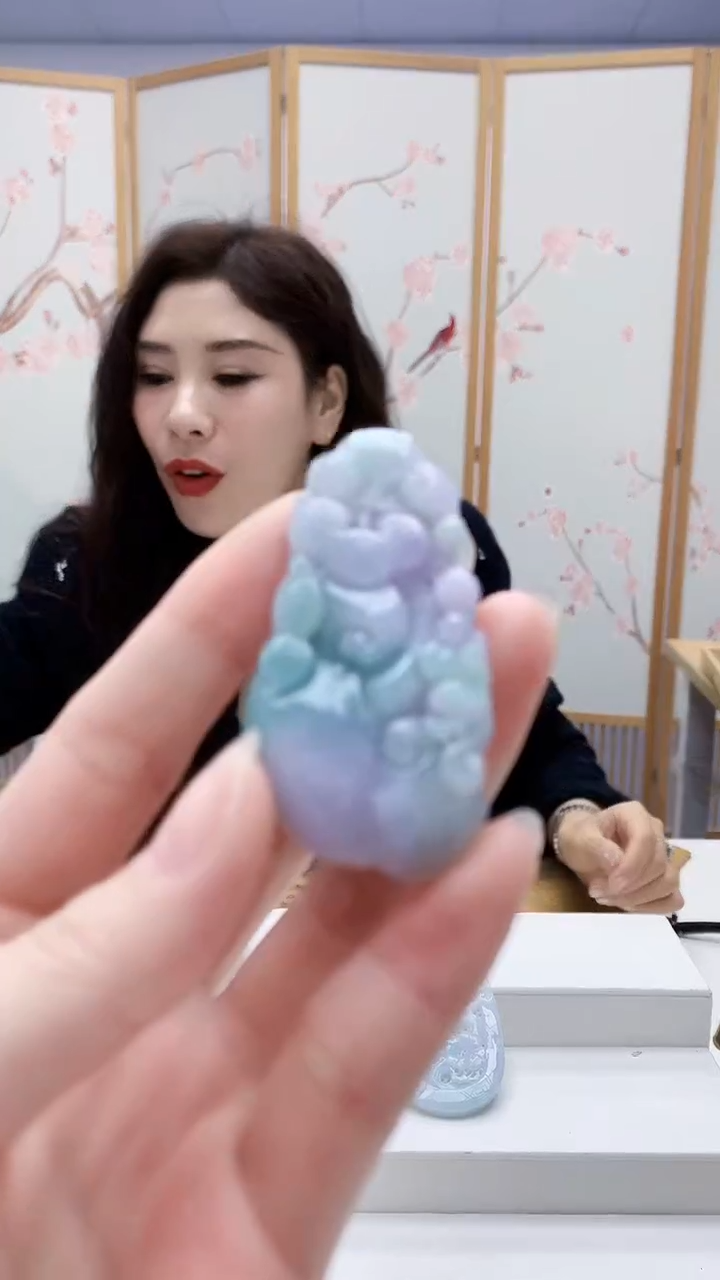 未镶嵌定制翡翠4829ry-毛货挂件33