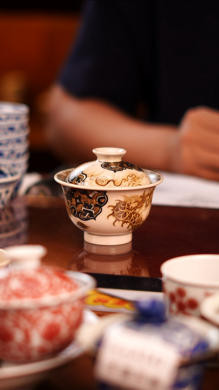 【闪购商品】立勤堂-釉里金高端茶器87