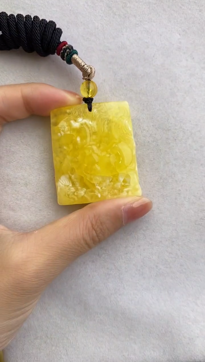 未镶嵌琥珀裸石10521093-吊坠