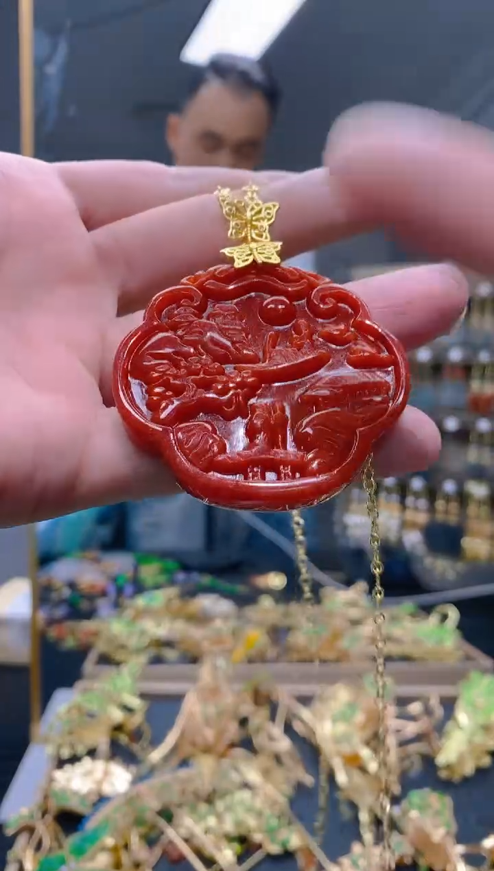 【闪购商品】翡翠耳饰合金0260翡翠锁骨链