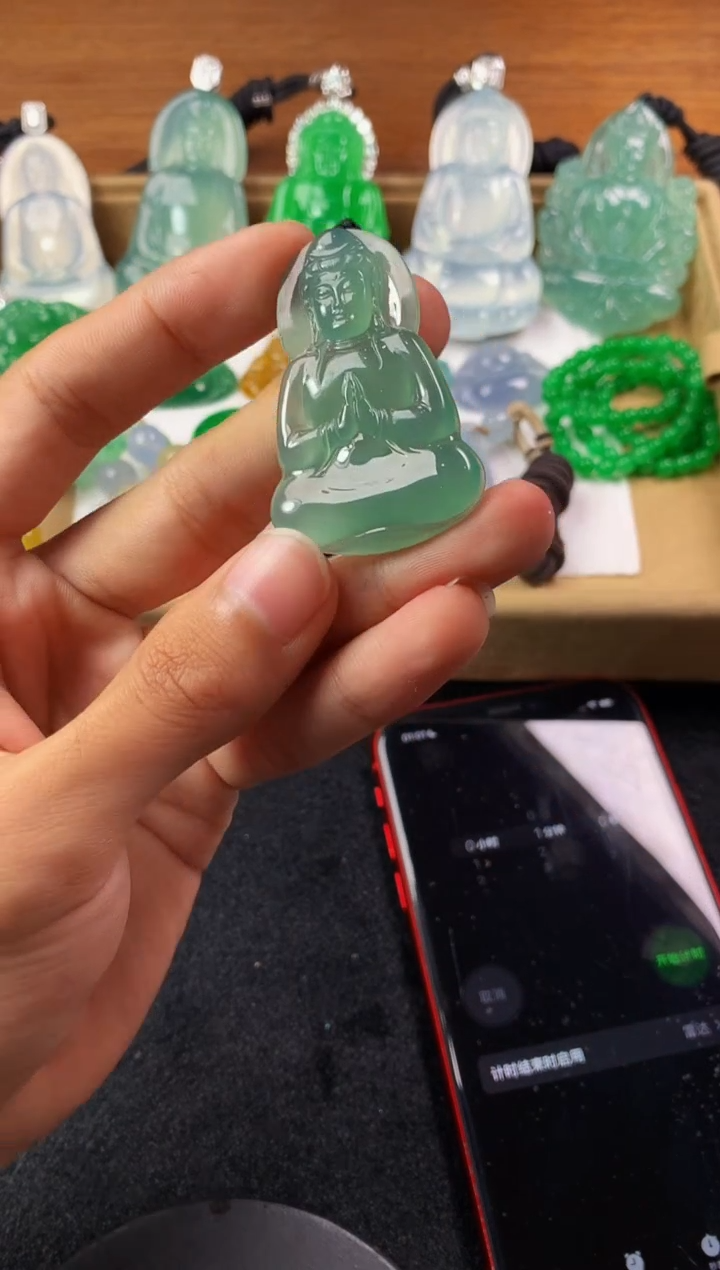 定制翡翠未镶嵌PA毛货不退不换