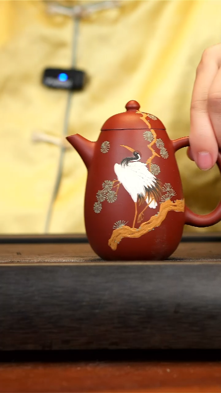 【闪购商品】紫砂茶壶朱泥龙蛋壶 