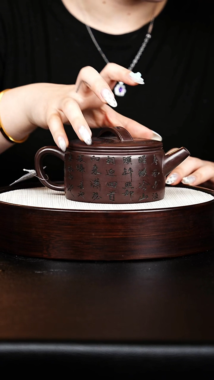 茶壶紫砂汉瓦壶