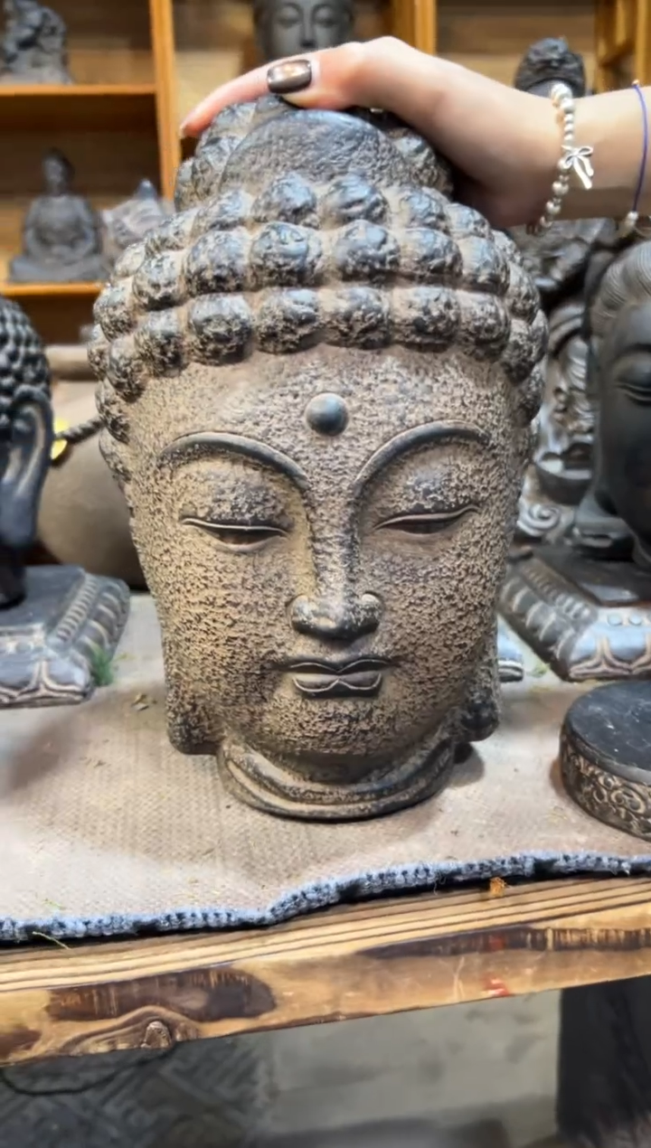 陶土【火山泥】大佛首