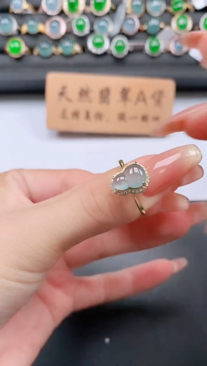 银S925镶嵌戒指翡翠1111