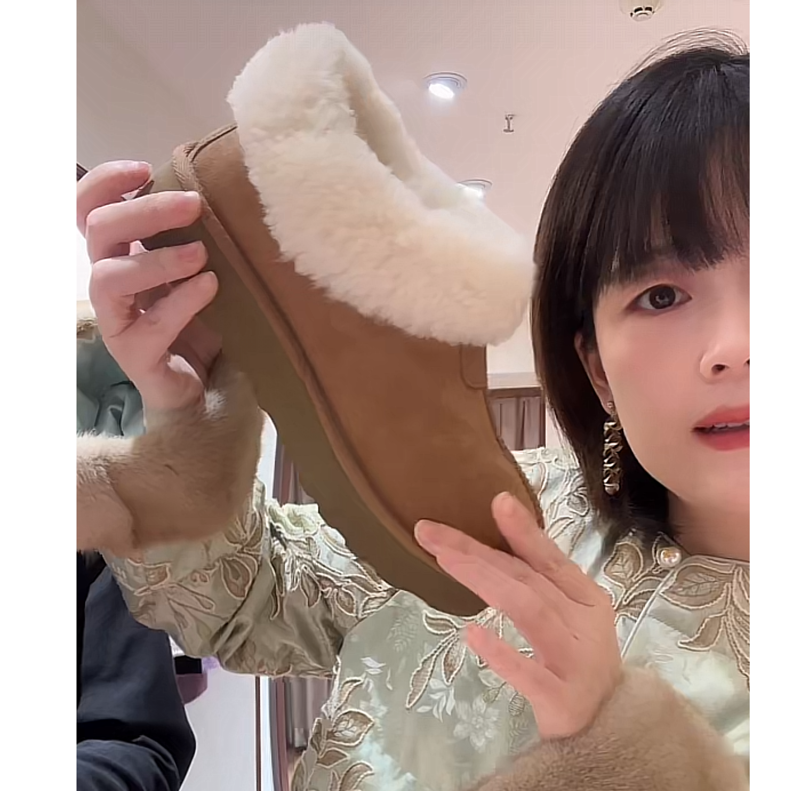 2025时尚加绒毛毛雪地靴1120