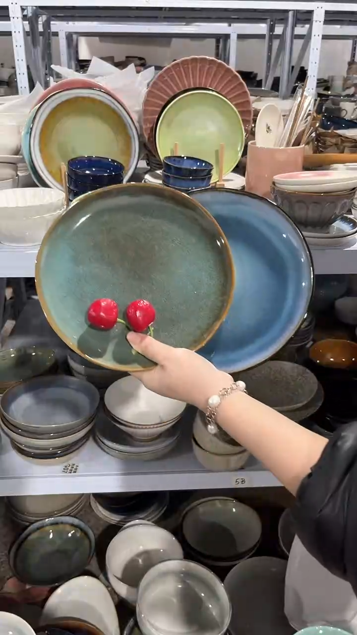 【闪购商品】瓷片外贸尾货瑕疵满20包邮X2 小盘组合