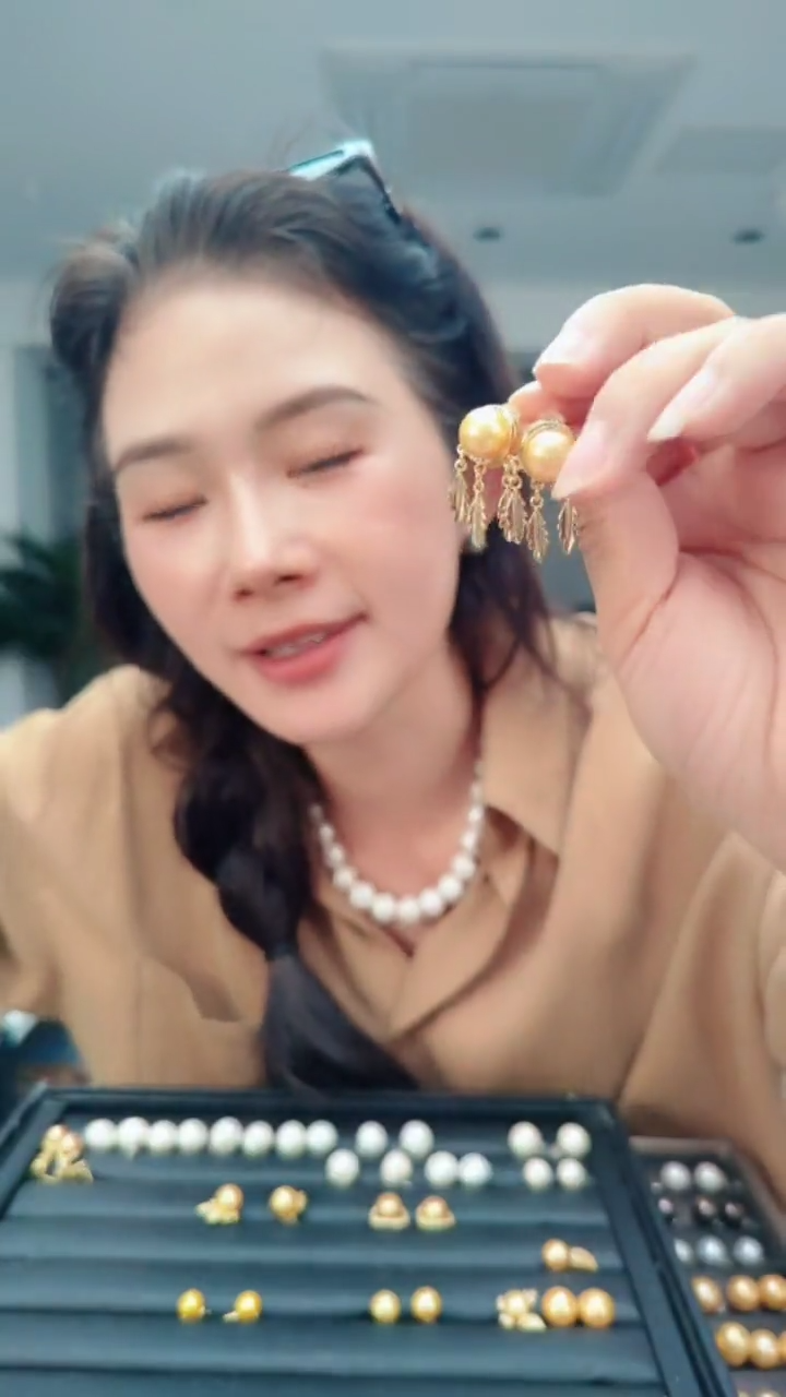 颈饰合金淡水珍珠2559耳钉