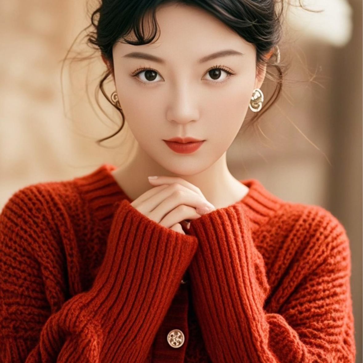 001-050月亮家女装工厂宽松洋气显瘦毛衣休闲百搭加厚针织衫