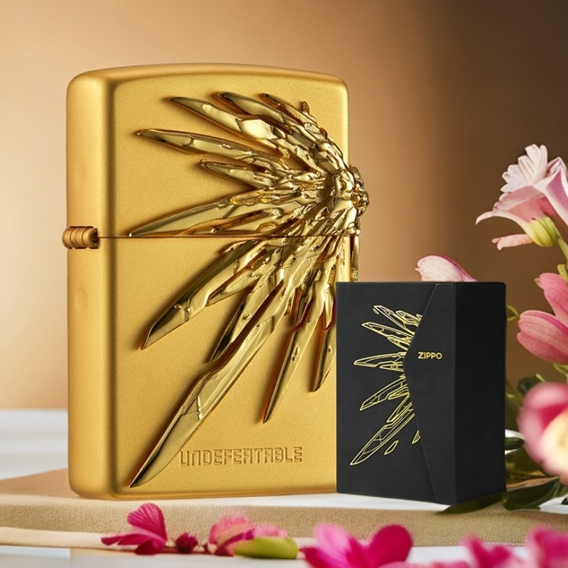 zippo打火机太仓版祁光之翼官方正品之宝煤油防风打火机TCJ1