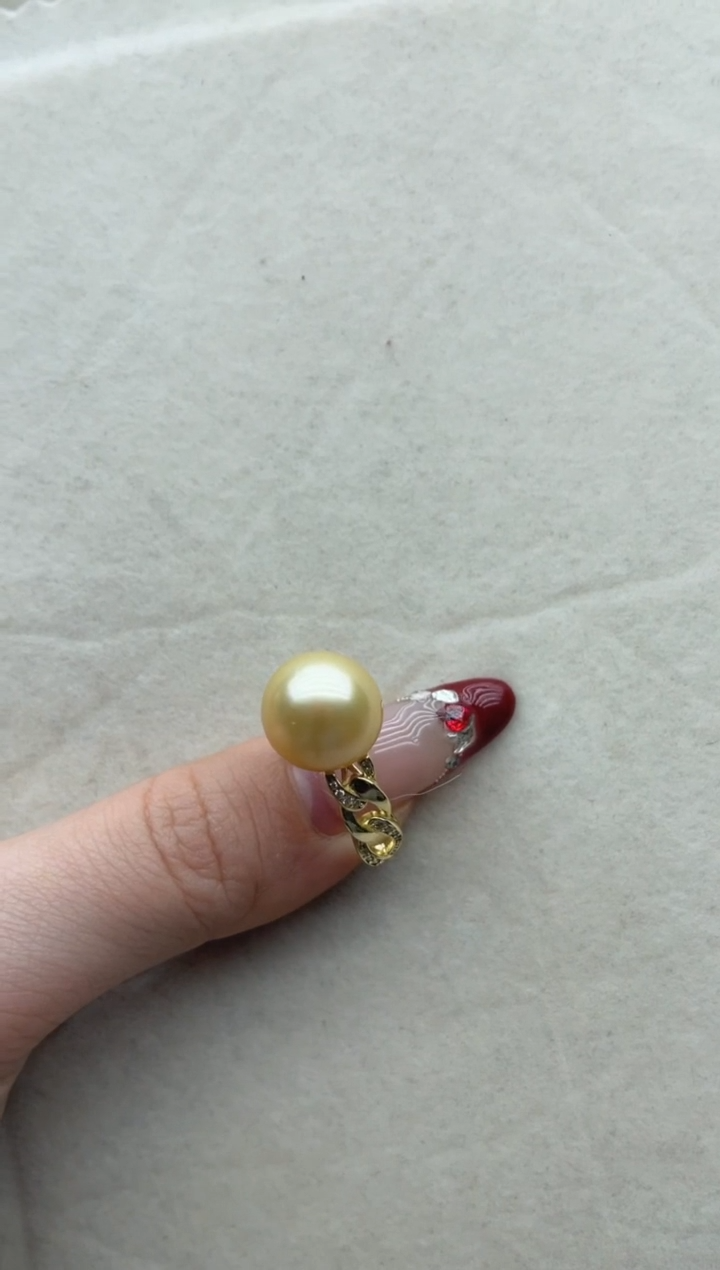 【闪购商品】海水珍珠戒指银S925镶嵌Y73