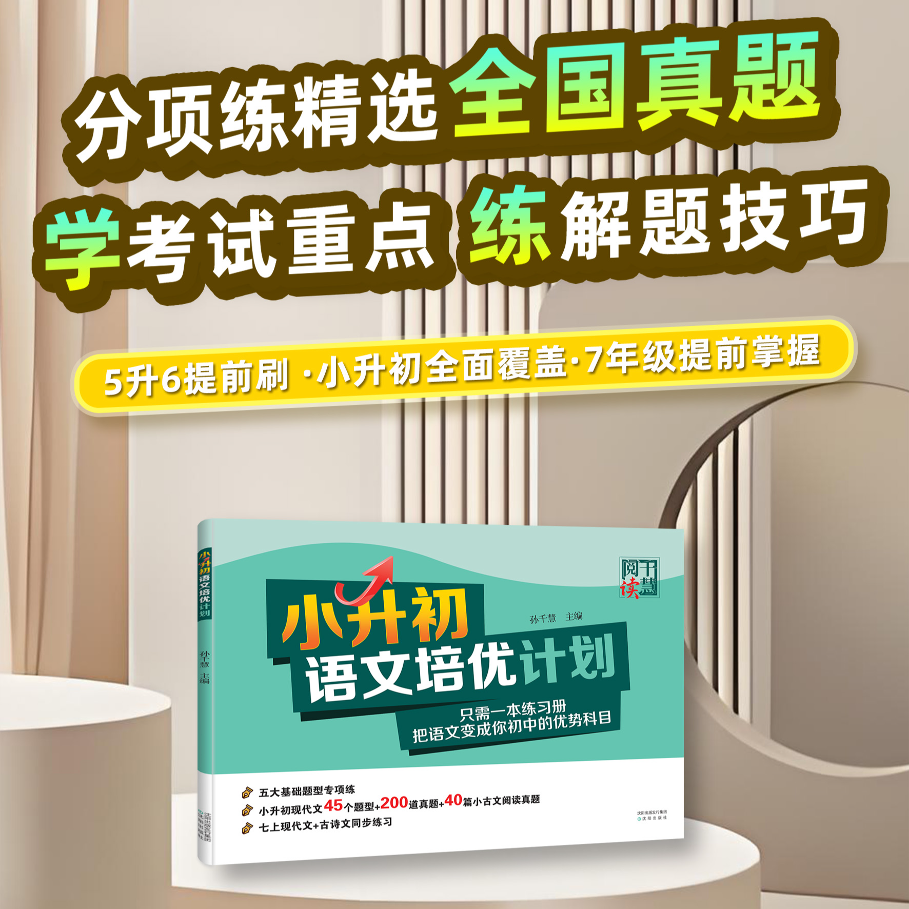 小升初语文培优练习册--没视频讲解