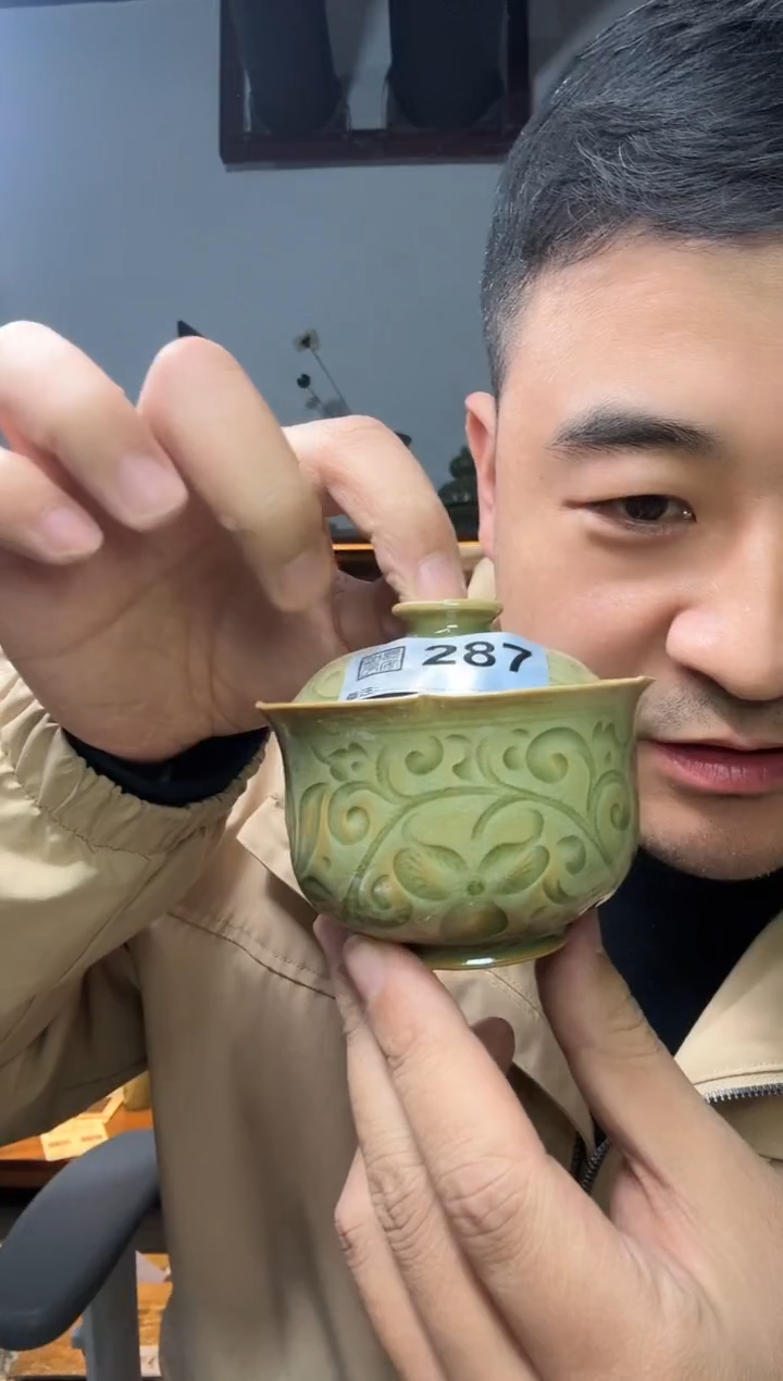 手工2才盖碗287号